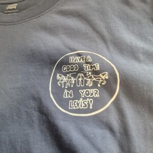 Levi's Slate Blue Logo Shirt